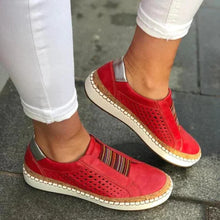 Lorainne - Orthopädische Freigeh schuhe für Damen – Rot