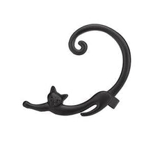 Katzen-Ohrringe in Full-Ear-Form – Schwarz