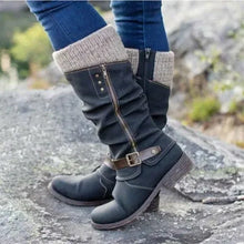 Kaia™ Orthopädische Stiefel – Schwarz