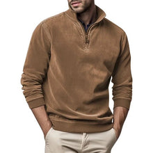 Pullover Herren mit Stehkragen – Braun