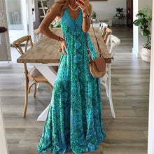 Taniaa – Maxikleid Mit V-Ausschnitt – Grün