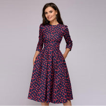 Vintara™ – Elegantes Damenkleid im Retro Stil, Figurbetont & Vielseitig – Rot