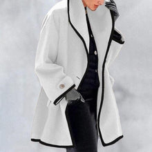 Eleganter Damen-Wintermantel für stilvolle Wärme und Komfort – Weiß