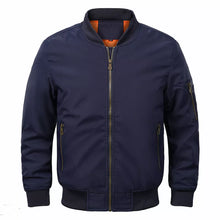 Amadeus | Herren Piloten-Bomberjacke – Stil und Komfort für jeden Tag – Bleu foncé