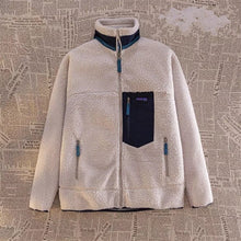 Arvyn | Warme Lammwoll-Fleecejacke für Herren – Weiss