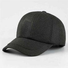 Schildmütze Mit Ohrenklappen – Schwarz