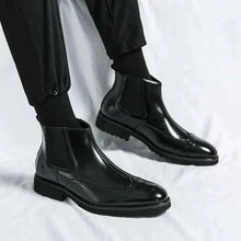 Schlupfstiefel Herren – Schwarz