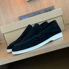 Gerhard | Herren Wildleder Loafer Schick Komfort Elegant – Schwarz