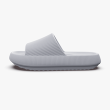 Slide-Sandale mit Strukturband | Extra-Sohle | Bequem & Modern – Grau