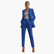 Seraphima | Damen Blazer Anzug Set mit Hose – Blau
