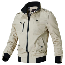 Sarnel - Hochwertige Bomberjacke – Beige