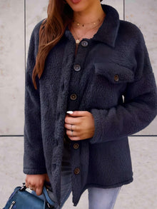Chloé | Jack mit Polokragen und Knöpfen – Blau