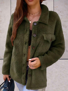 Chloé | Jack mit Polokragen und Knöpfen – Grün