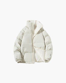 Jasmin | Damen Winter Puffer Outerwear Jacke – Weiß