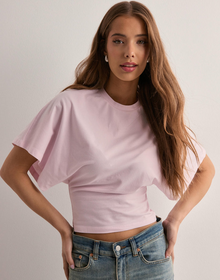 Damen Oversize T-Shirt mit weiten Ärmeln – Rosa