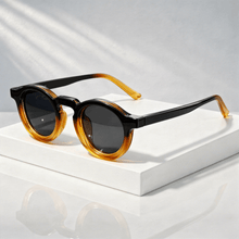Sonnenbrille rund UV400 Retro Look – Bronze