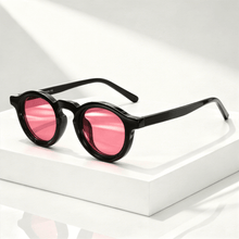 Sonnenbrille rund UV400 Retro Look – Rosa