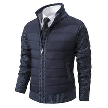Leichte Steppjacke - Herren Frühlingsjacke mit Stil – Marineblau