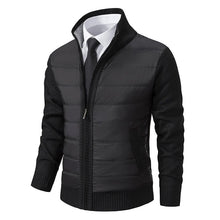 Leichte Steppjacke - Herren Frühlingsjacke mit Stil – Schwarz
