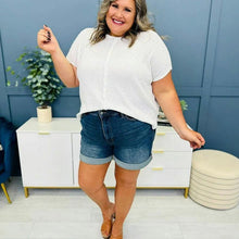 Lilith | Legere und modische Denim-Shorts – Dunkle Waschung (Fast ausverkauft)