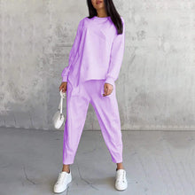 Enia – Bequemes Zweiteiliges Set – Lila