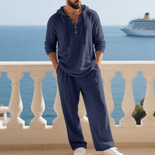 Zayric – Stilvolles, lässiges Zweiteiler-Set – Marineblau
