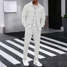 Gustave – Set Aus Langarmhemd Und Hose – Weiß