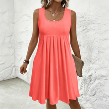 Fiorela – Ärmelloses Midikleid – Wassermelonenrot