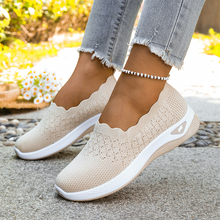 Taliza – Atmungsaktiver, Rutschfester Turnschuh – Beige
