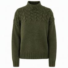 Jimmima – Gestrickter Rollkragen Pullover – Dunkelgrün