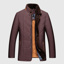Steppjacke Stehkragen Herren Elegant – Bordeaux