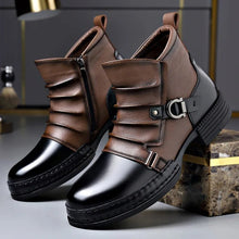 Stiefelette Herren mit Schnalle – Schwarz