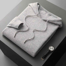Strick Hoodie Herren – Grau