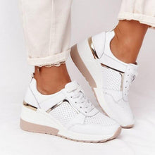 Tamara | Damen Komfort Sneaker mit Schnürung – Weiß