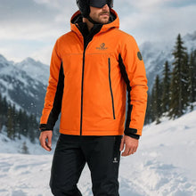 Wasserdichter technischer Skianzug für Herren - Kael – Orange