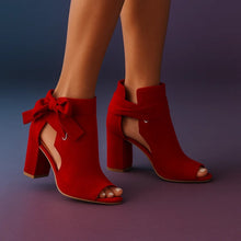 Ekanthi - Elegante Sandale Mit Absatz – Rot