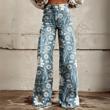Mariola – Vintage Boho Hose – Weiß