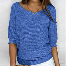 Eunice™ | Entspanntes gestricktes Oberteil – Blue (Almost sold out)
