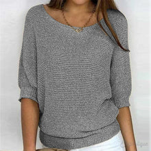 Louisa | Eleganter Pullover – Grau