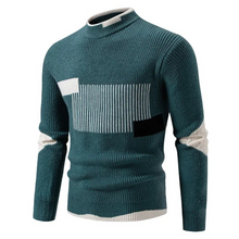 Rainer | Premium Pullover – Geometrisches Grün