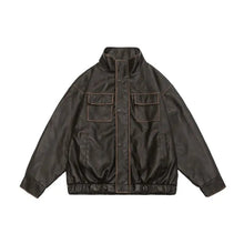 Übergangsjacke Damen Mit Hohem Kragen – Braun