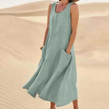 Lena | Kordelkleid mit Taschen – Türkis