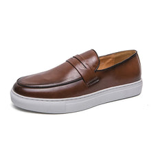 Stefano | Loafer aus Leder – Braun