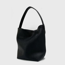 Große vegane Leder-Strandtasche – Braun, robust & stilvol – Schwarz
