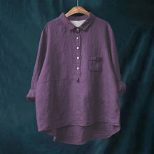 Scarlett® | Lockere und atmungsaktive Bluse für Damen – Violett