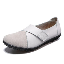 Hochwertige orthopädische Schuhe aus echtem, bequemem Leder Loafers – Weiß