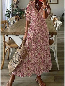 Serenity | Bohemian Embrace Dress – Rot