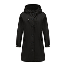 Leichte Regenjacke für Damen | Klassisch – Schwarz