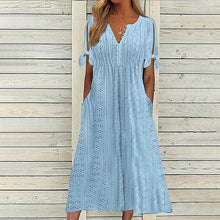 Jessina | Spitzenkleid – Blau