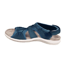 Daphne™ - Modische, verstellbare Sommersandalen mit Fußgewölbestütze – Marineblau